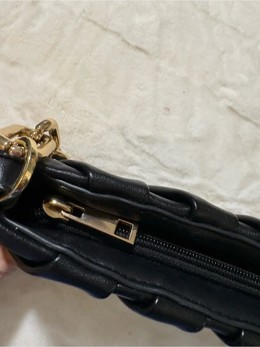 LUG Coupe XL Black Quilted purse